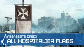 Assassins Creed  All Hospitalier Flags Keeper of the 8 Virtues [upl. by Bevis901]