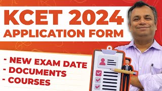 KCET Application Form 2024  Registration Date Document Exam Date Course [upl. by Meter]