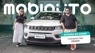 Opinião do Dono Jeep Compass 20 flex usado VALE A PENA [upl. by Ellehcar]