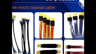 Micro coaxial cable LVDS cable eDP cable LCD cable assembly Manufacturer  Microcoaxial Technology [upl. by Kosel]