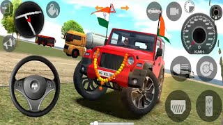 Dollar levelsong Sidhu moosewala 📛📛Indian car Simulator 3d Mahindra Thar [upl. by Cyler]