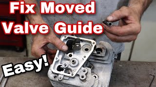 How To Fix A Valve Guide That Moved Epic Fix [upl. by Christos]