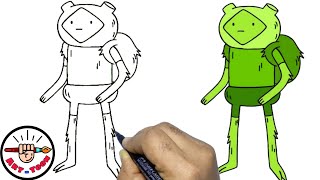 how to draw Fern from adventure time step by step easy [upl. by Beard488]