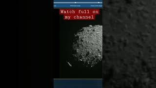 Nasa crashed a satellite into a flying asteroid for the first time ever in history must see live [upl. by Ode395]