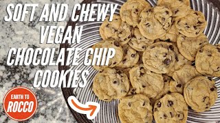 Soft amp Chewy Vegan Chocolate Chip Cookies [upl. by Rozella]