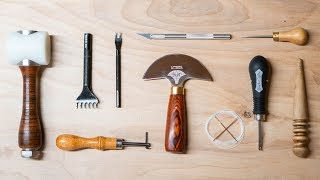 Getting Started in Leathercraft  10 Basic Tools Every Beginner Leather Craftsman Should Have [upl. by Ocirled]