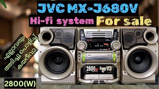 JVC MXJ680V Hifi System 2800W  JVC Hifi Unblemished System for sale in Thrissur [upl. by Michaela]