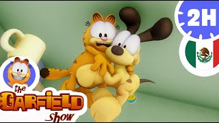 Garfield el pájaro  GARFIELD ESPAÑOL LATINO T1 COMPILACIÓN 2021HD [upl. by Aneladgam]