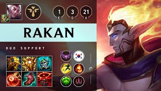 Rakan Support vs Yuumi Vision Controller  KR Master Patch 1423 [upl. by Doowyah213]