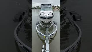 The Dunbier Supa Rolla trailer making boat launch and retrieving so easy [upl. by Nnylacissej]