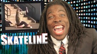 SKATELINE  Jamie Foy Slam Chris Joslin Part Jeff Dechesare Inward Heel Andy Roy [upl. by Aleunamme]