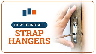 How to Mount Strap Hangers the Easy Way with Picture Hang Solutions [upl. by Fagin]