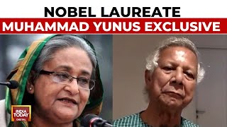 Bangladesh News Muhammad Yunus Talks On Politics Climate In Bangladesh  India Today Exclusive [upl. by Ardnassac426]