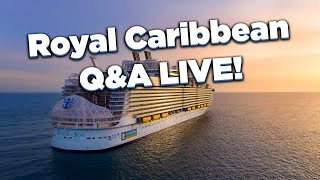 Royal Caribbean QampA LIVE [upl. by Bobine]