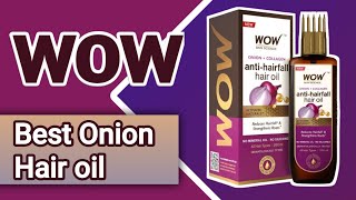 WOW Skin Science Onion Black Seed Hair Oil  Best Onion Hair oil  प्याज़ का तेल [upl. by Limbert582]