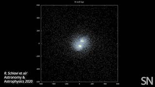 Watch a computer simulation of galaxies colliding  Science News [upl. by Carper]