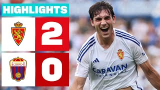 Resumen de Real Zaragoza vs CD Eldense 20 [upl. by Ithaman81]