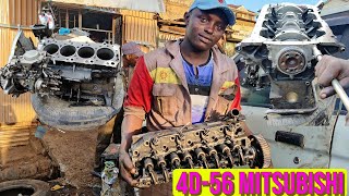 Mitsubishi 4D56 engine rebuild [upl. by Crary]