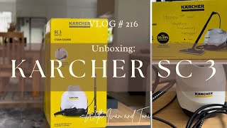 Unboxing my KARCHER STEAM CLEANER 3 SC3  VLOG 216 🇳🇿 [upl. by Giovanni186]