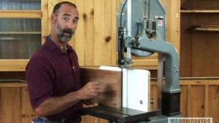 Woodworking Tips Band Saw  Resawing [upl. by Yuria]