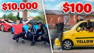 SIDEMEN 10000 VS 100 ROAD TRIP [upl. by Atilrahc]