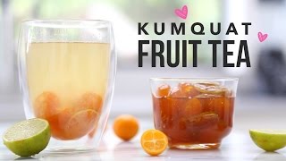 Kumquat Fruit Tea Taiwanese Style Tea Shop Recipe [upl. by Nehgam510]