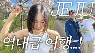 ✈️5년차 현실쀼 부부케미 터지는 제주여행 Vlog [upl. by Nnylyahs]