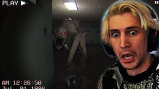 xQc Plays THE CLASSROOMS Survival Horror Game [upl. by Dannon]