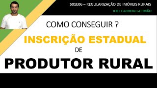 Inscrição Estadual de Produtor Rural  Como Conseguir S01E06 [upl. by Mccomb]