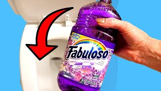 💥AMAZING Put Fabuloso in your toilet tank and WATCH WHAT HAPPENS [upl. by Antonella]