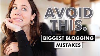 Blogging Mistakes for Beginners to AVOID  Common Blogging Mistakes  By Sophia Lee [upl. by Kaycee]