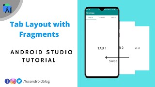 Tab Layout with Fragments in Android Studio  Tab Layout with ViewPager  Tab Layout  2021 [upl. by Corina]