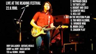 RORY GALLAGHER LIVE AT THE READING FESTIVAL 22 8 1980 RIP TED MC KENNA [upl. by Lamej]