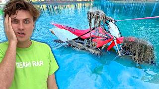 Recovering a Sunken Dirt Bike [upl. by Yerfej]