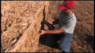 Miscanthus Harvest 2011 Haven KS USA [upl. by Airamasor]