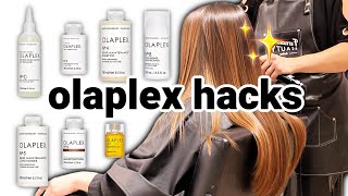 OLAPLEX HAIR HACKS  This Is The Best Way To Use Olaplex [upl. by Enajharas]