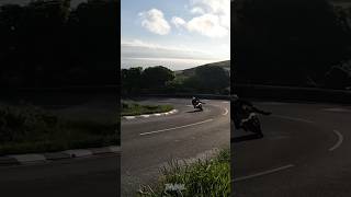 Very CLOSE CALL for a visitor to the Isle of Man TT IOMTT TT2024 [upl. by Ayk681]