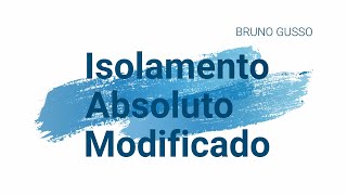 Isolamento absoluto modificado  Aislamiento absoluto  Rubber dam [upl. by Octavus]