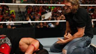 Raw Randy Orton interrupts Edges attack on Evan Bourne [upl. by Arikat]