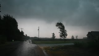 Derecho in Central Illinois  High Winds Much Needed Heavy Rain  62923 [upl. by Dougie]