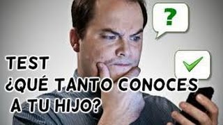 Test ¿Qué tanto conozco a mi hijo [upl. by Imehon224]