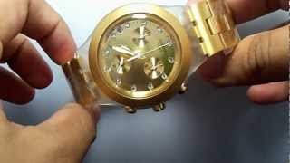 Swatch SVCK4032G Irony Full Blooded Gold Chronograph Date [upl. by Gorden]