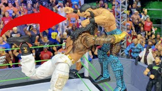 Roman Reigns Most Insane Spear To Seth Rollins WWE FIGURE OMG MOMENTS [upl. by Cecelia]