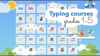 TypingClub  Typing course for grades 15 [upl. by Ellynad271]