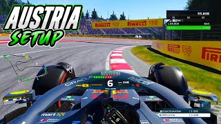 F1 22 AUSTRIA HOTLAP  SETUP 103897 [upl. by Nimrahc311]