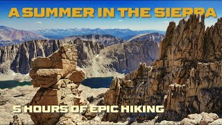 A Summer in the SIERRA Bears Rae Lakes JMT PCT Mt Whitney Backpacking Hiking amp Camping [upl. by Zeugirdor357]