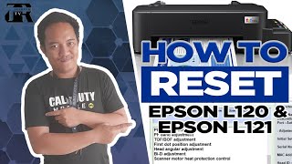 HOW TO RESET EPSON L120 amp L121  PRINTER BLINKING ERROR TAGALOG UPDATED [upl. by Glyn317]