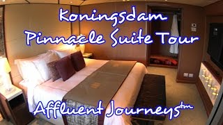 Koningsdam Pinnacle Suite Tour [upl. by Asaert]