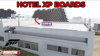 Forza Horizon 5  How To Get The 2 Hotel XP Boards  Guide [upl. by Noir]