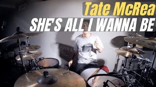 Tate McRae  shes all i wanna be  Matt McGuire Drum Cover [upl. by Knepper]